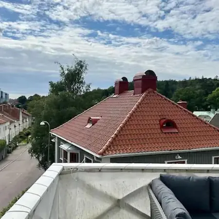 Lyxigt Penthouse I Apartman Göteborg