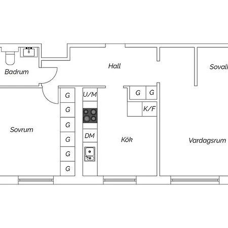Apartman 2a I Majorna *