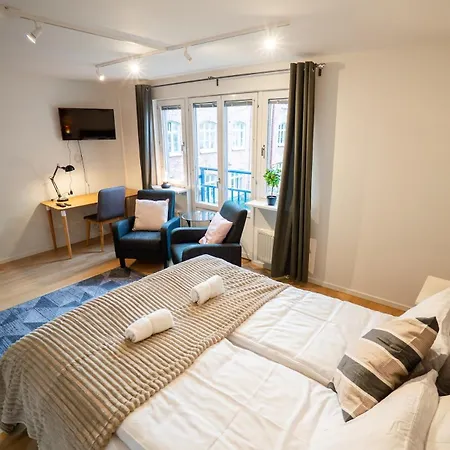 شقة Modern In The Heart Of Linne, Walk To Haga *