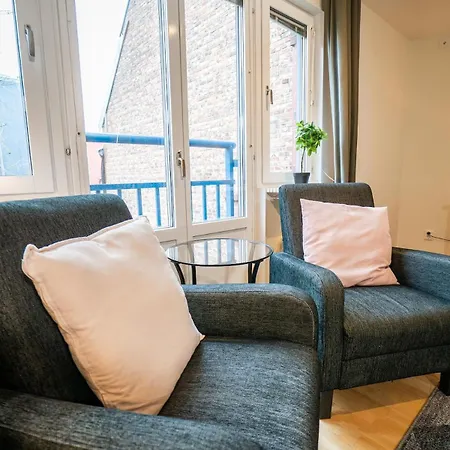 شقة Modern In The Heart Of Linne, Walk To Haga