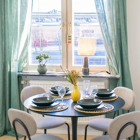 Apartman Scandi-boho 1br Calm & Well-connected Location Göteborg