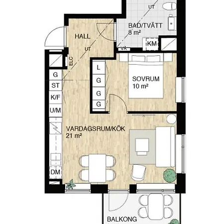 Avenyn Hideaway By Beyond With Big Balcony Gothenburg