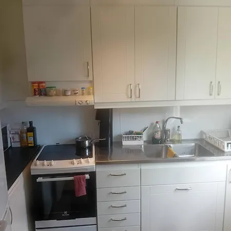 Bright 50m 2room Studio, First Floor Leilighet *