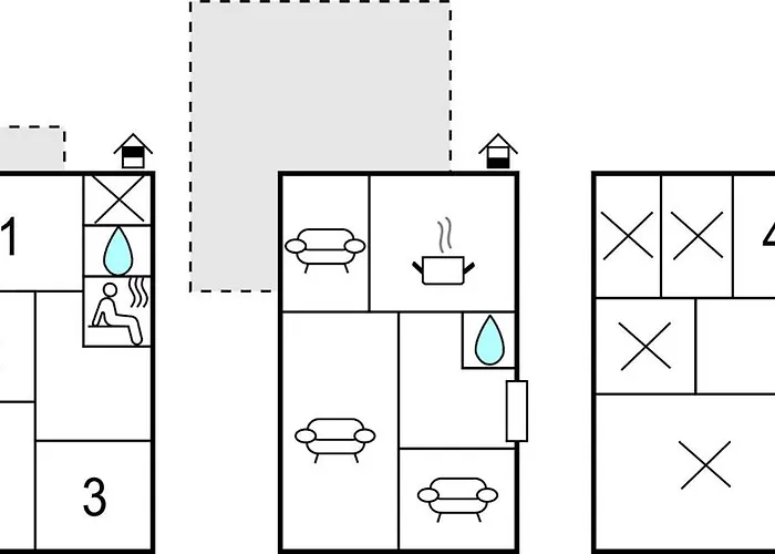 Stunning In With Sauna 度假居 哥德堡