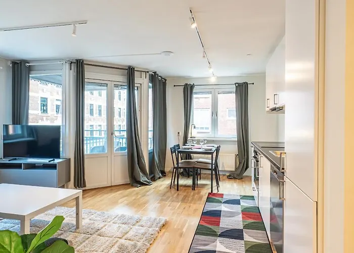 Chic 1br With Balcony In - Prime Location Gothenburg